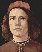 Sandro Botticelli Portrat eines jungen Mannes oil painting